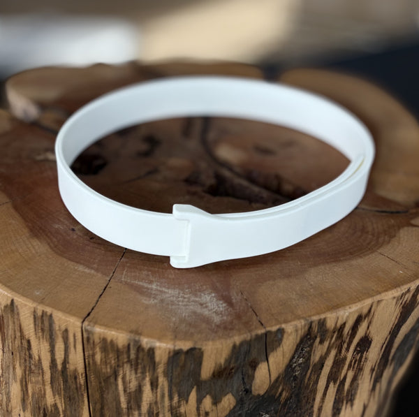 White Loop Belt