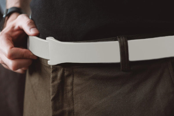 White Loop Belt